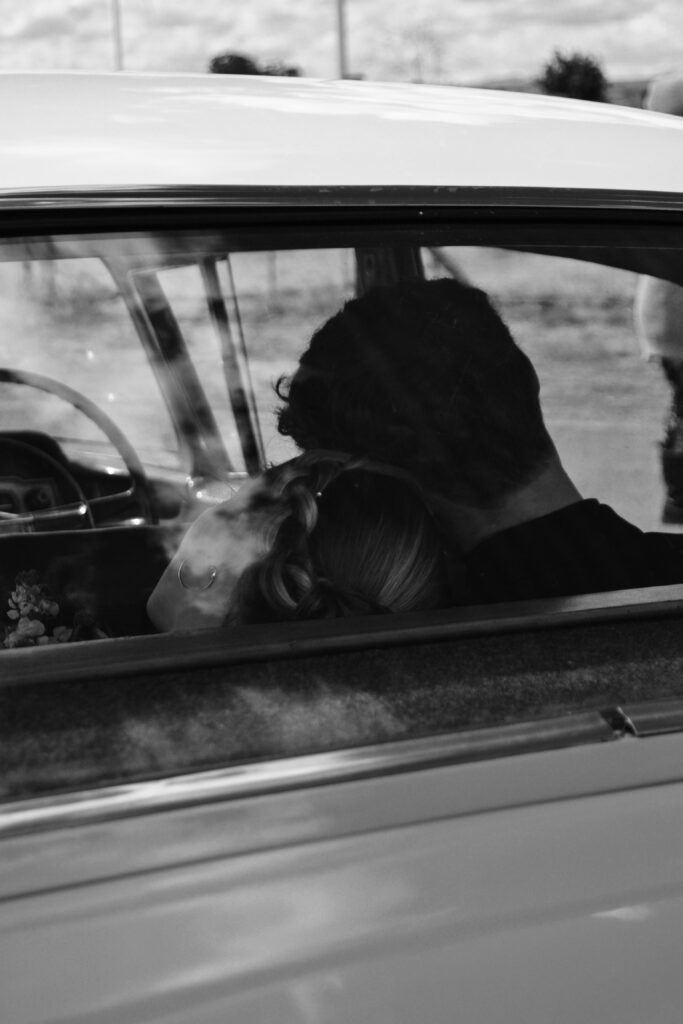 Boyfriend comforting her girlfriend about family problems in Brooklyn