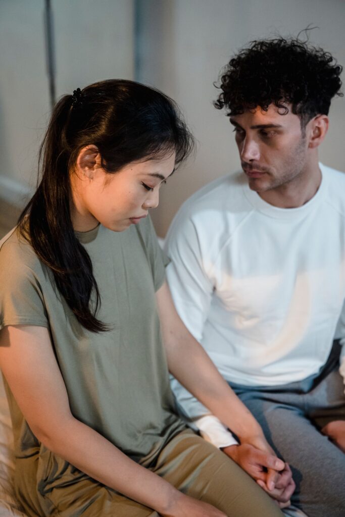 Couple feeling the weight of attachment at Brooklyn