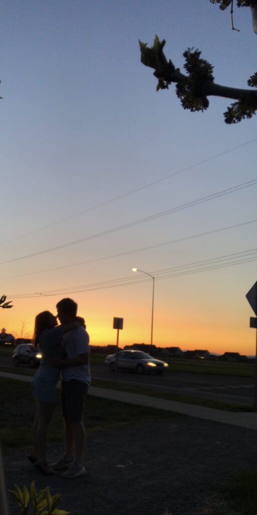 Couple embracing each other after a huge fight at Brooklyn