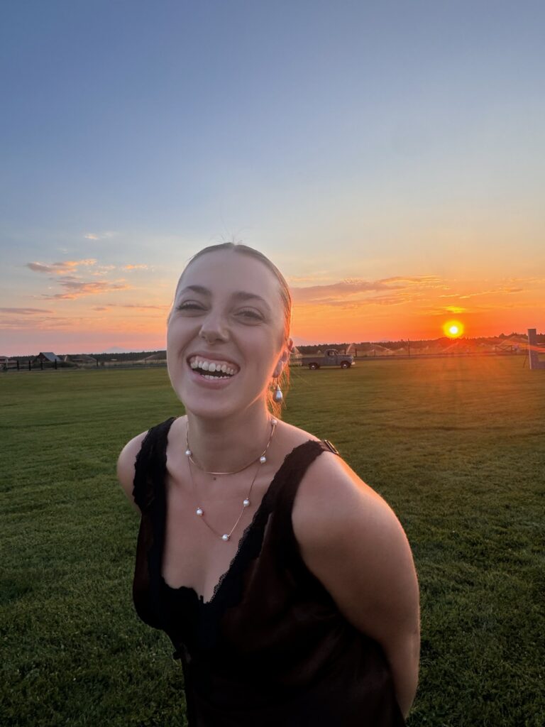 Woman letting herself feel emotions at Brooklyn
